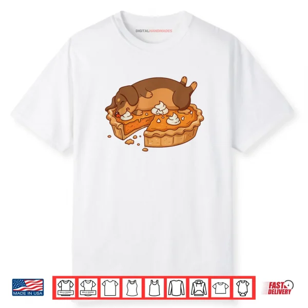 Cute Thanksgiving Dachshund Pumpkin Pie Autumn Shirt