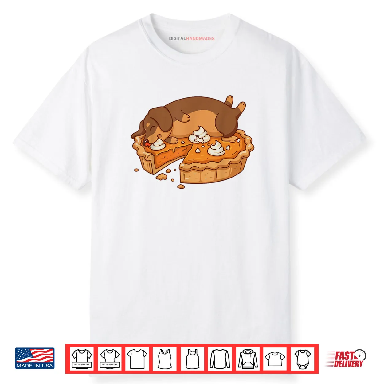 Cute Thanksgiving Dachshund Pumpkin Pie Autumn Shirt Cute Thanksgiving Dachshund Pumpkin Pie Autumn Shirt