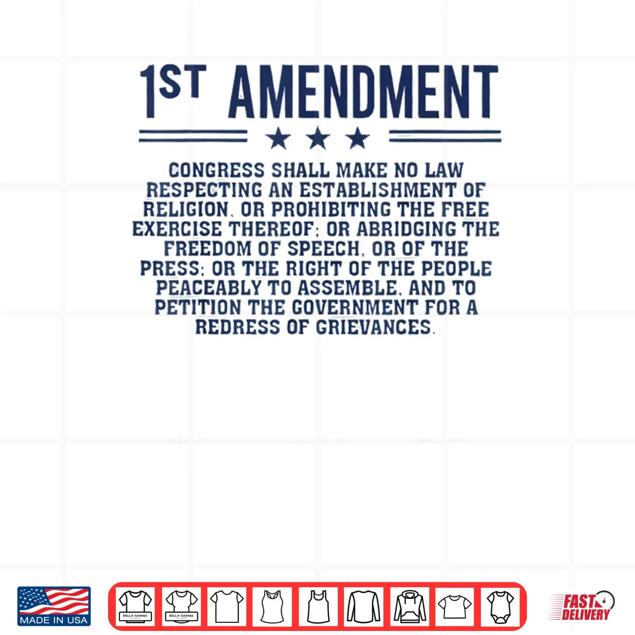 1st First Amendment U.S. Constitution Patriot Shirt 1st First Amendment U.S. Constitution Patriot Shirt