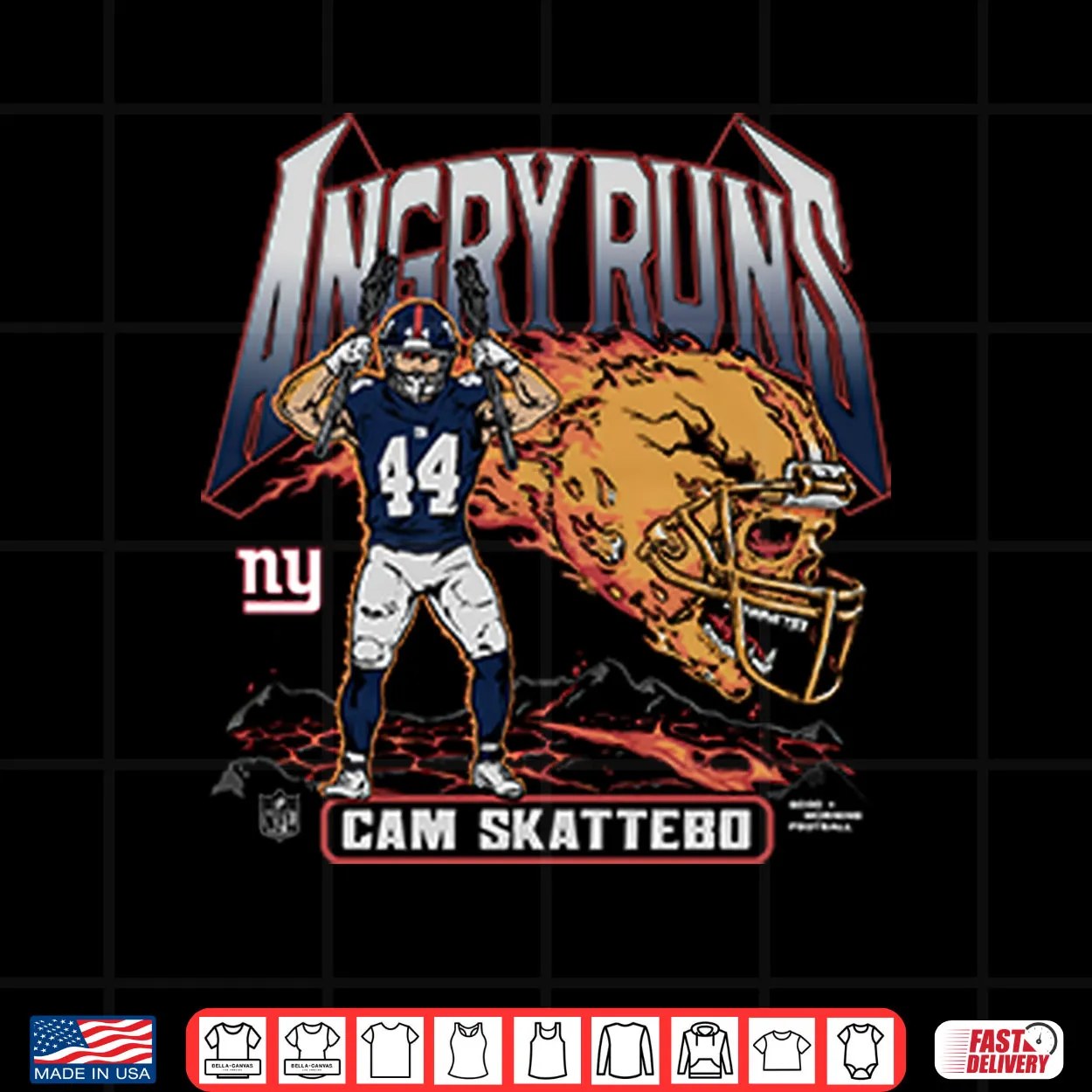 Angry Runs Cam Skattebo Shirt Angry Runs Cam Skattebo Shirt