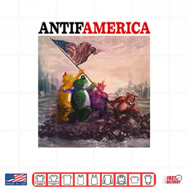 Design Antifamerica Portland Frog Shirt