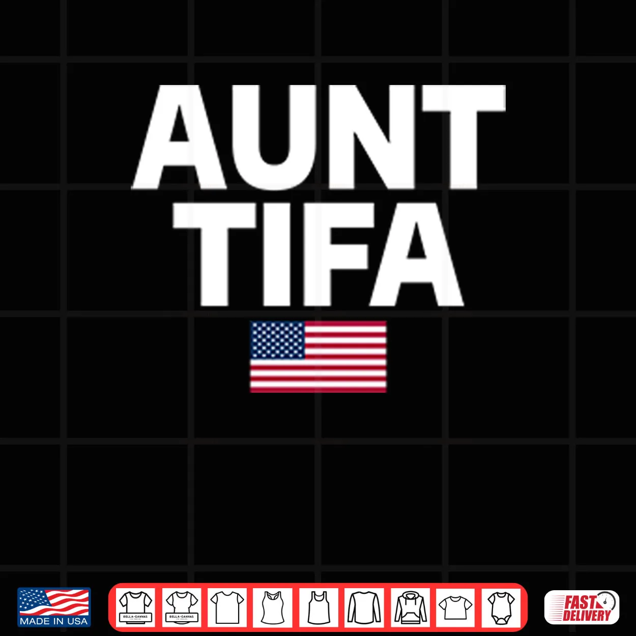 Aunt Tifa American Flag Shirt Aunt Tifa American Flag Shirt