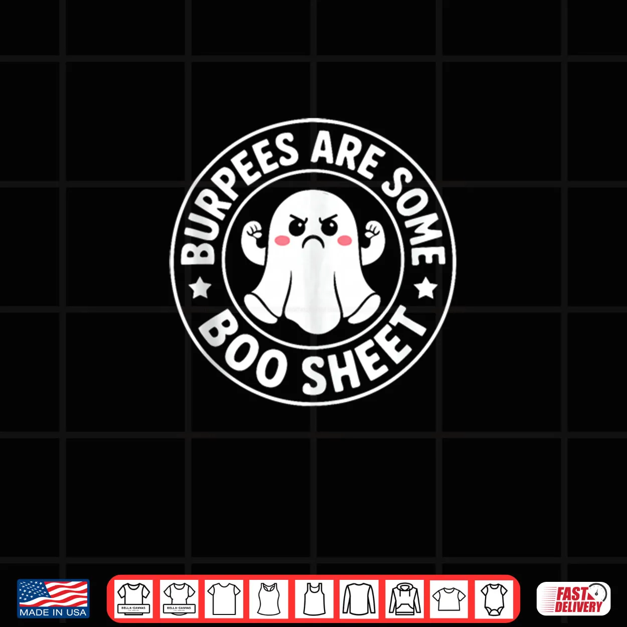 Burpees are Some Boo Sheet Spooky Halloween Ghost Fitness Shirt Burpees are Some Boo Sheet Spooky Halloween Ghost Fitness Shirt