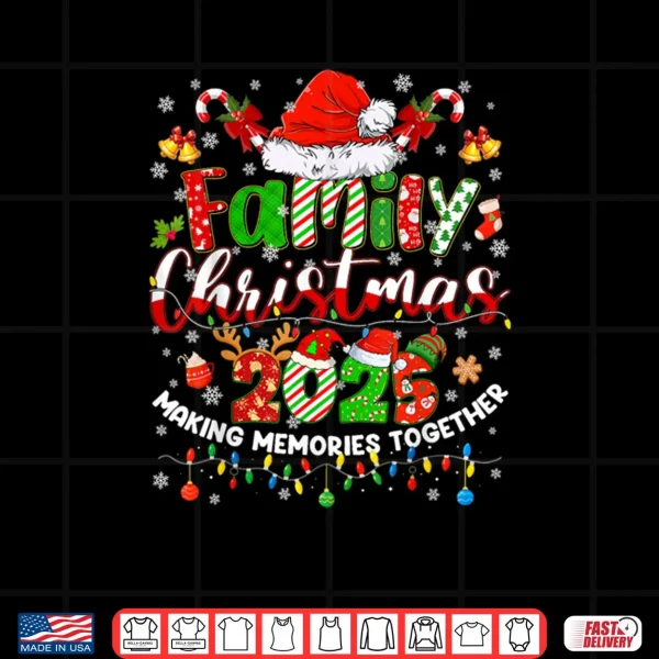 Christmas 2025 Pajamas PJs Family Matching Outfit Shirt 3 Design Christmas 2025 Pajamas PJs Family Matching Outfit Shirt