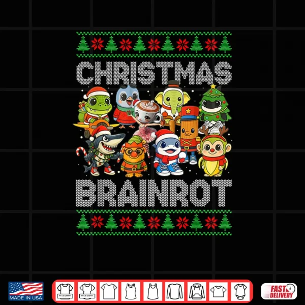 Design Christmas Italian Brain Rot Italian Brainrot Shirt