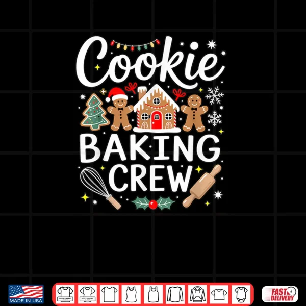 Cookie Baking Crew Party in MOM'S Kitchen Holiday Family Shirt 3 Design Cookie Baking Crew Party in MOMS Kitchen Holiday Family Shirt