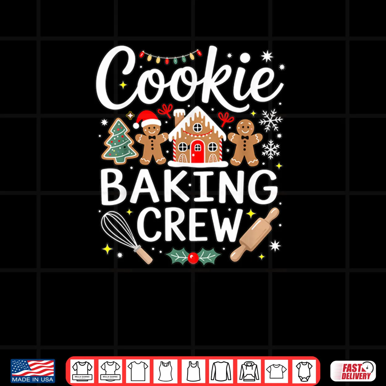 Cookie Baking Crew Party in MOM’S Kitchen Holiday Family Shirt Cookie Baking Crew Party in MOM’S Kitchen Holiday Family Shirt