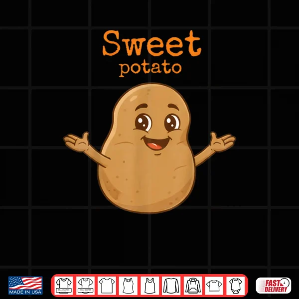 Design Cute Sweet Rude Potato Sweet Potato and Kind of Rude Potato Shirt