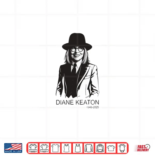 Design Diane Keaton 1946 2025 Legends Never Die Shirt