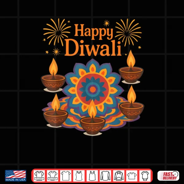 Design Diwali Deepavali Hindu Indian Festival of Lights Shirt
