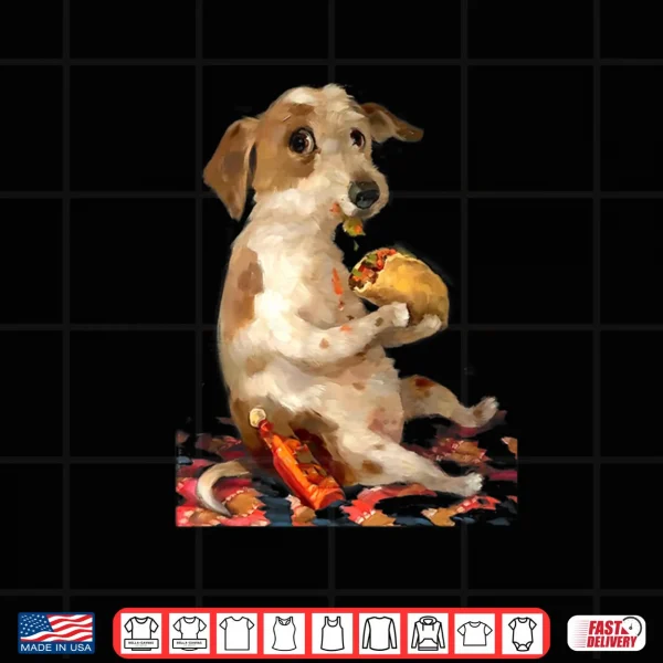 Design Dog Chill with Taco Vintage Shirt