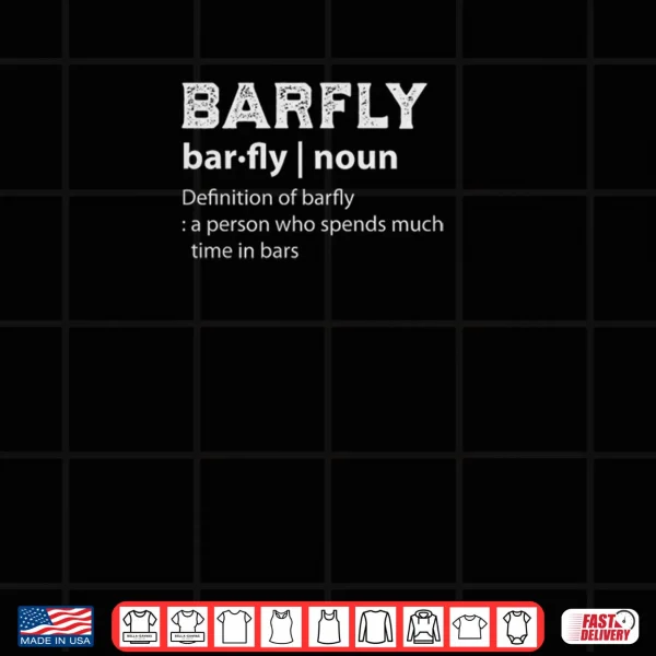 Design Drinking Barfly T Shirt Premium Tri Blend Shirt