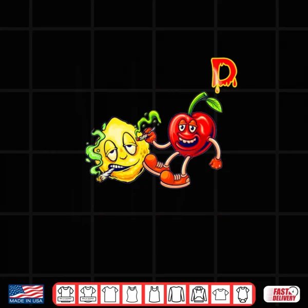 Design Drizzles Lemon Cherry Headz Shirt