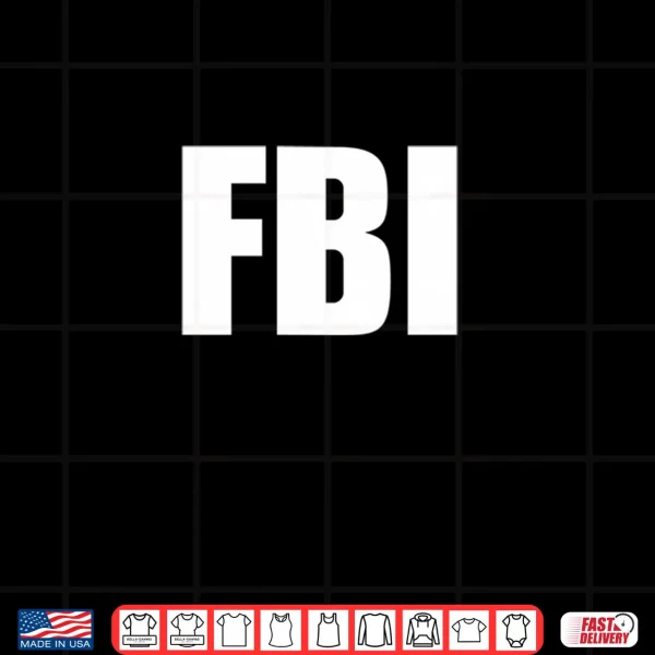 Design FBI Federal Bureau of Investigation Officer Federal Agent Shirt 1