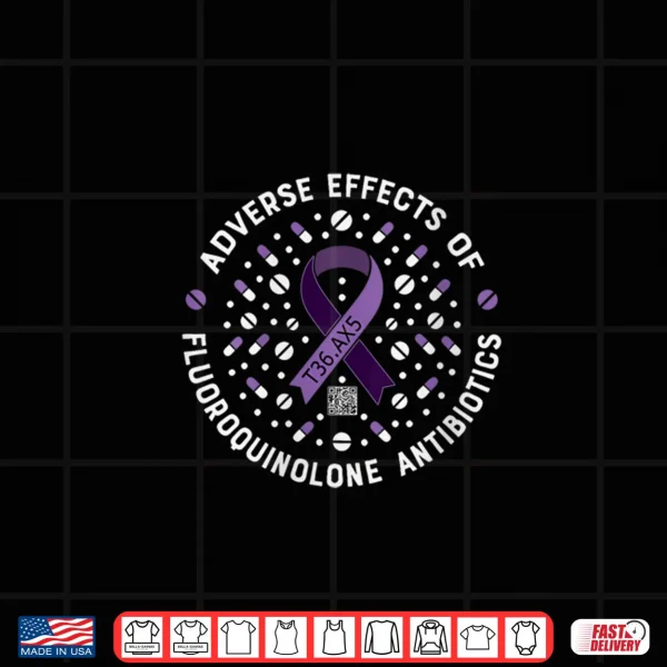 Design Fluoroquinolone Toxicity Awareness Medical Code Shirt