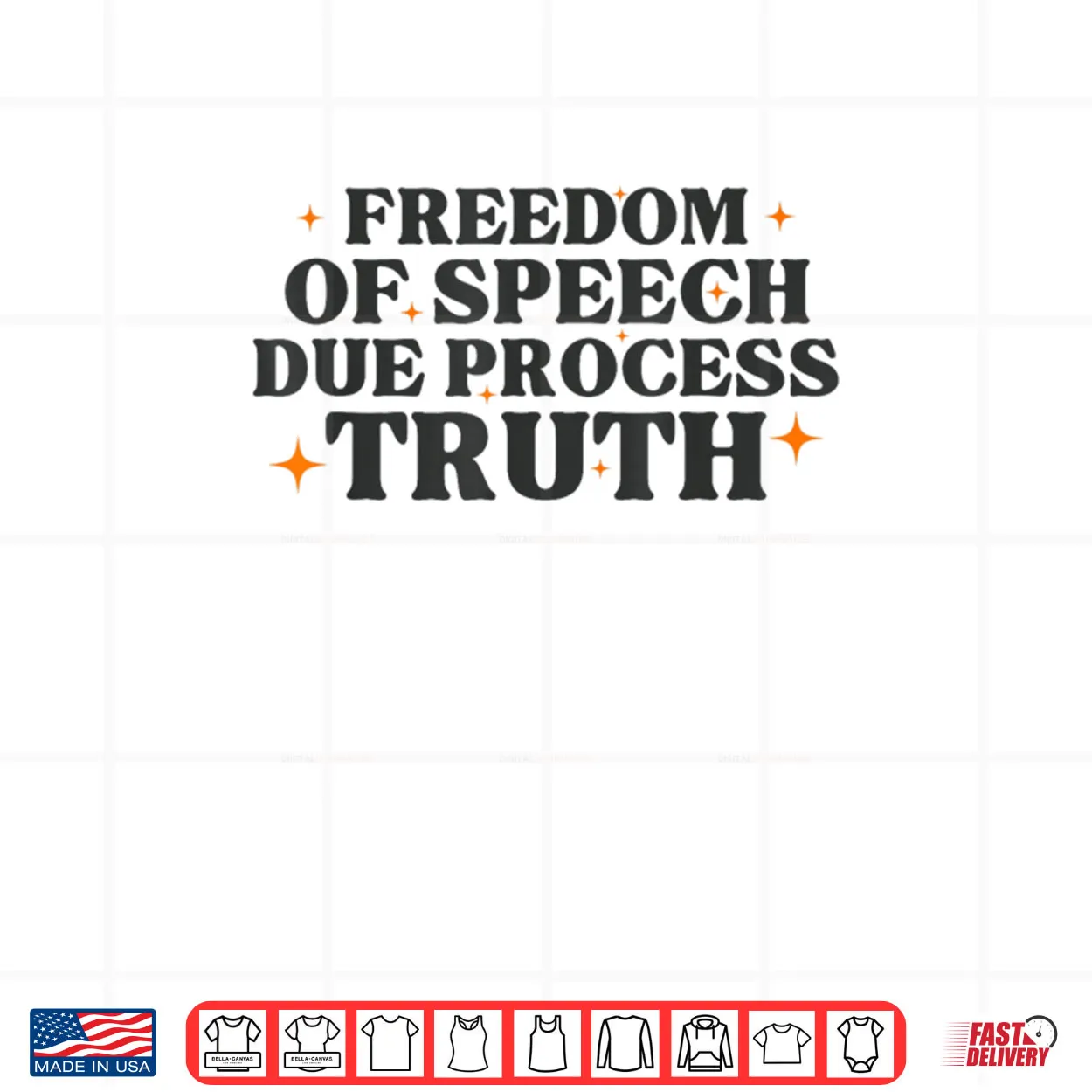 Freedom of Speech Due Process Truth Politic Activism Resist Shirt Freedom of Speech Due Process Truth Politic Activism Resist Shirt