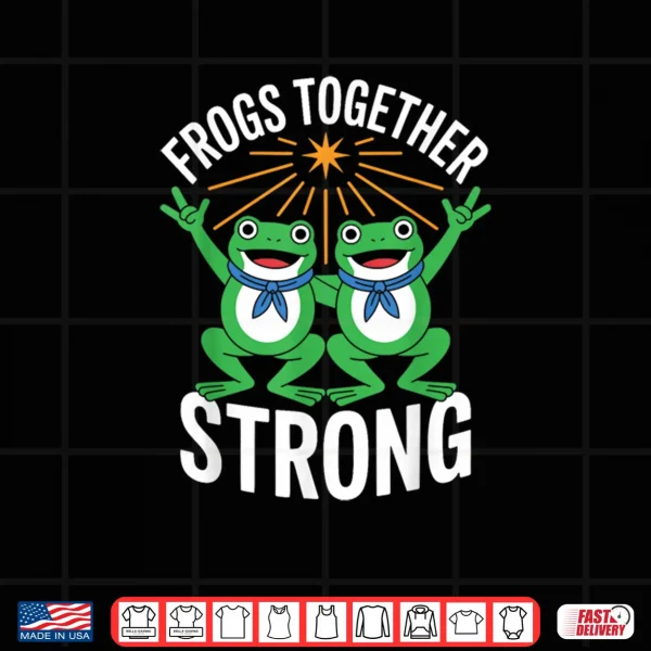 Design Frogs Strong Resist Portland Frog Protest Shirt