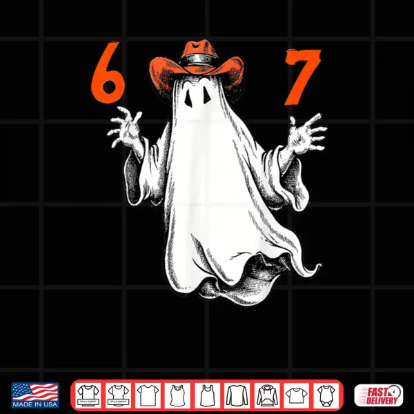 Design Haunted by 6 7 Funny Ghost Thanksgiving Fall Autumn Shirt