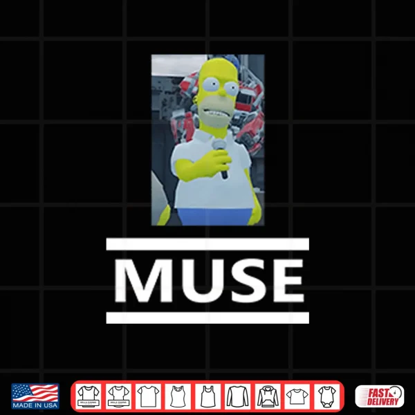 Design Homer Simpson Muse Shirt
