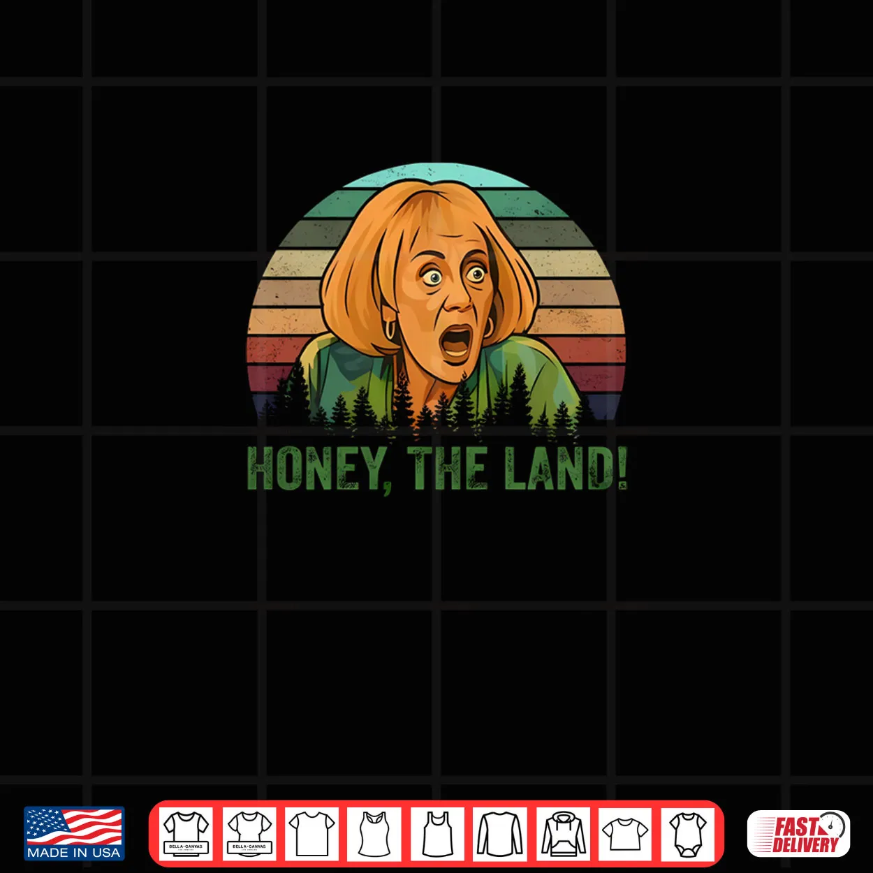 Honey The Land Sylvia Browne Shirt Honey The Land Sylvia Browne Shirt