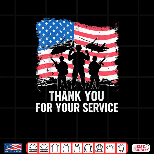 Design Honoring Army Veterans American Flag Patriotic Shirt