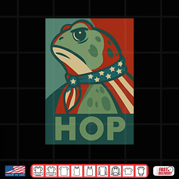 Design Hop Portland Frog Shirt