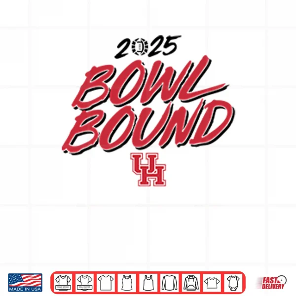 Houston Cougars Bowl Bound 2025 Shirt 3 Design Houston Cougars Bowl Bound 2025 Shirt