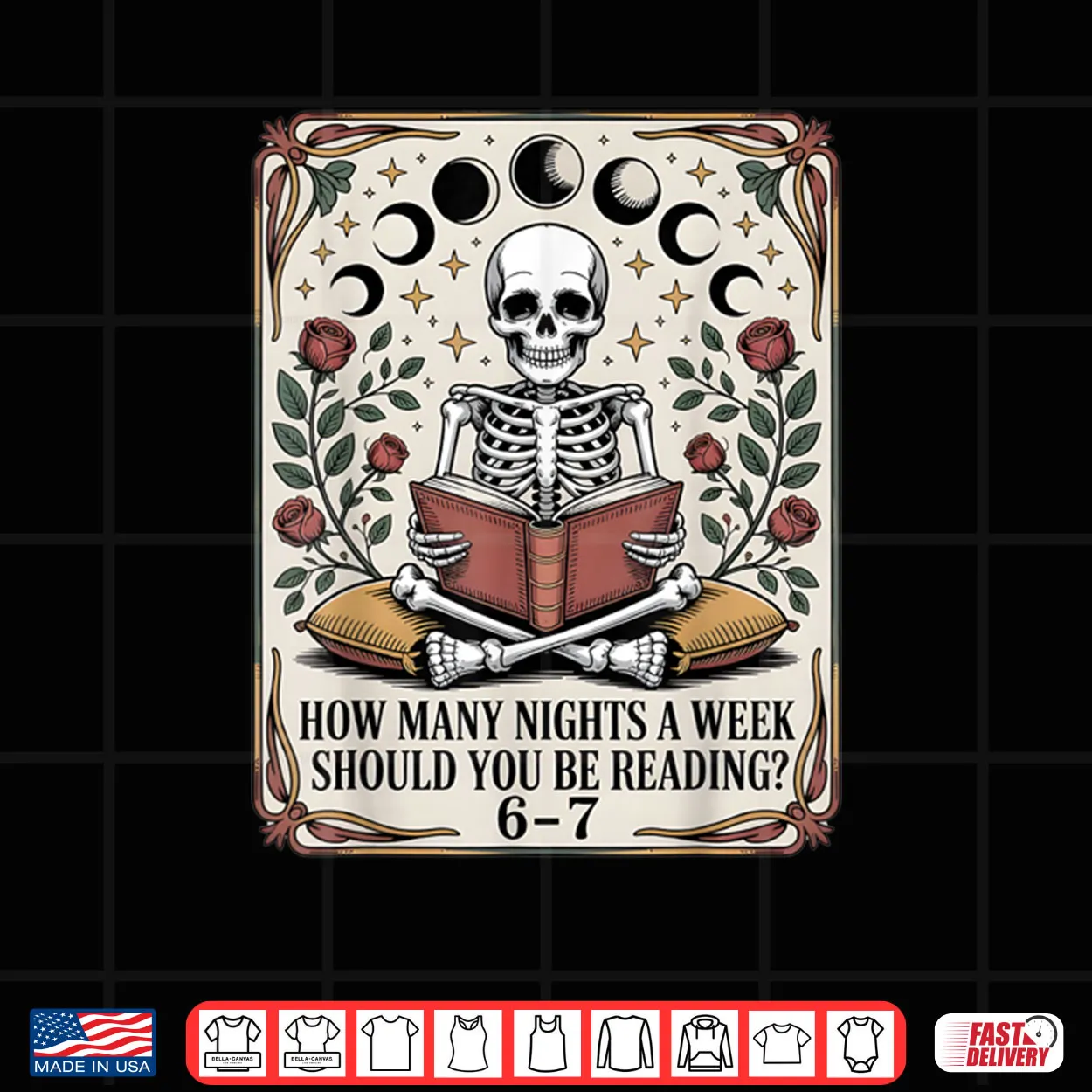 How Many Nights Reading Meme 6 7 Funny Book Lover Shirt How Many Nights Reading Meme 6 7 Funny Book Lover Shirt