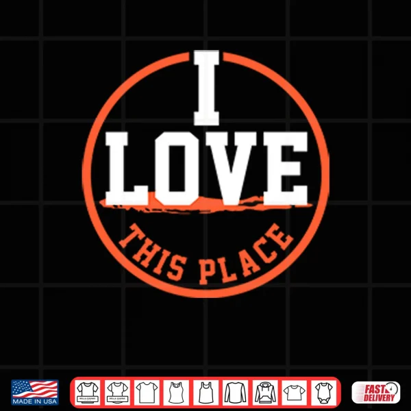 Design I Love This Place New York Islanders Shirt