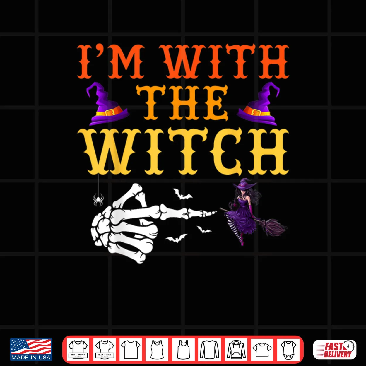 I’m with The Witch Couple Costume Halloween Shirt I’m with The Witch Couple Costume Halloween Shirt