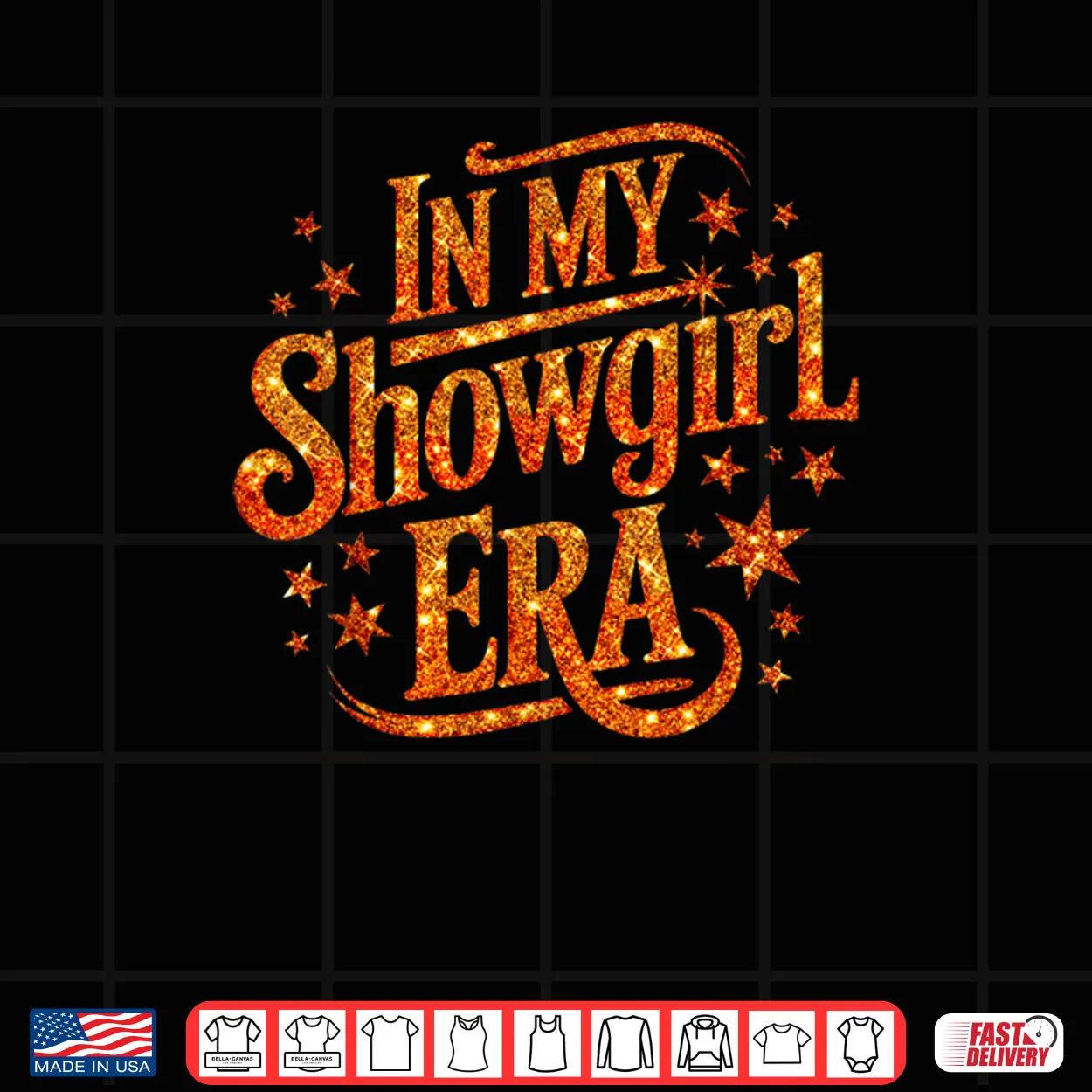 In My Show Girl Era Bling Grovy Shirt In My Show Girl Era Bling Grovy Shirt