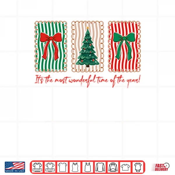 Design Its The Most Wonderful Time Of The Year Christmas Shirt