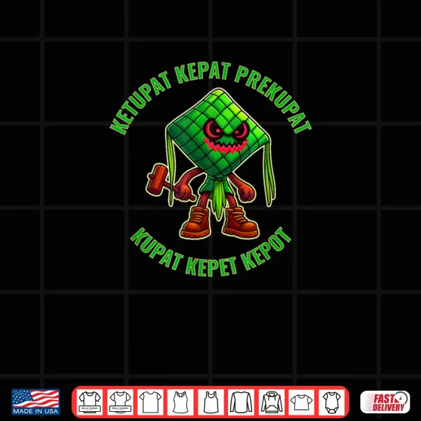 Design Ketupat Kepat Prekupat Kepet Kupot Indonesian Ghost Shirt