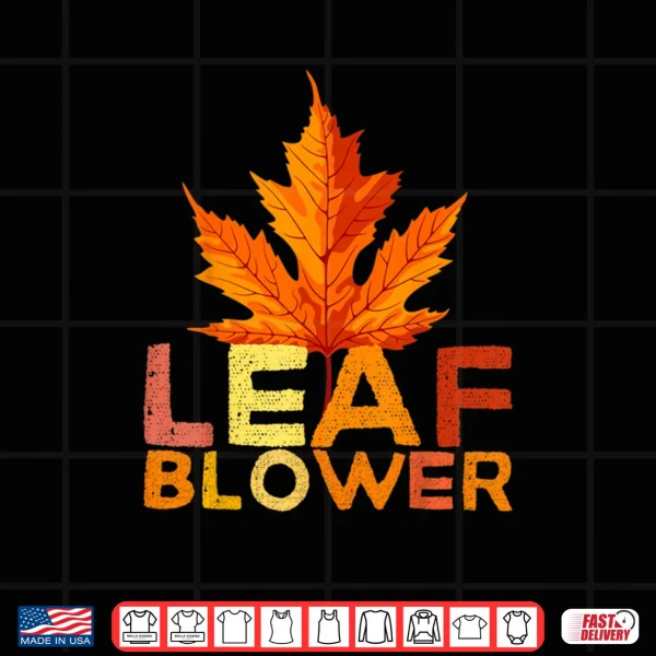 Design Leaf Blower Adult Halloween Matching Couples Costume Shirt