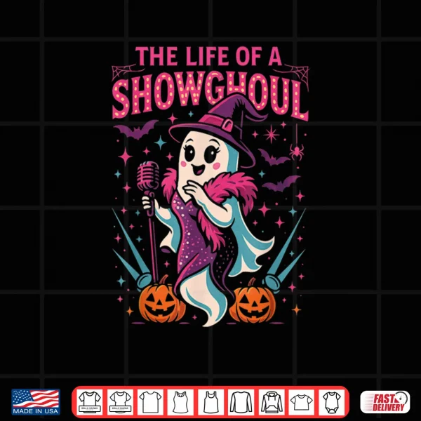 Design Life of a Showghoul Halloween Costume Shirt