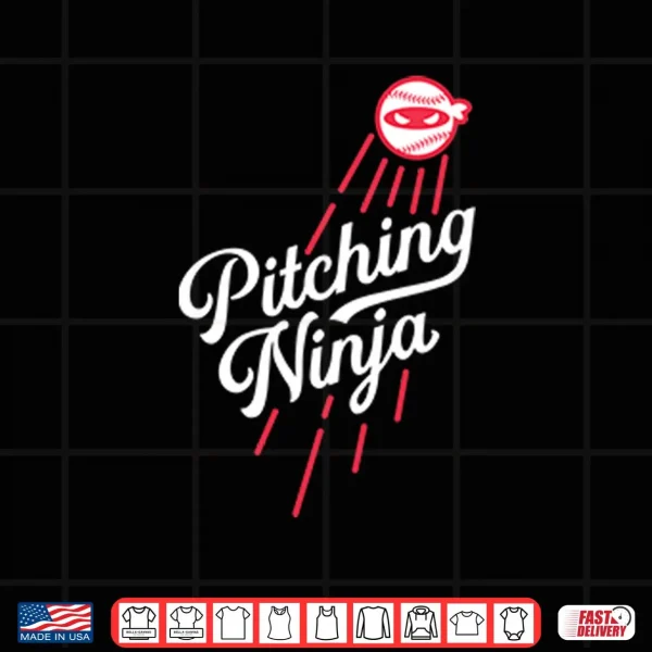 Los Angeles Dodgers Pitching Ninja Shirt 3 Design Los Angeles Dodgers Pitching Ninja Shirt