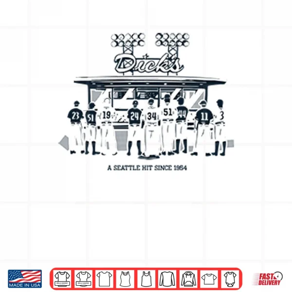 Design Mariners Dicks A Seattle Hit Since 1954 Shirt