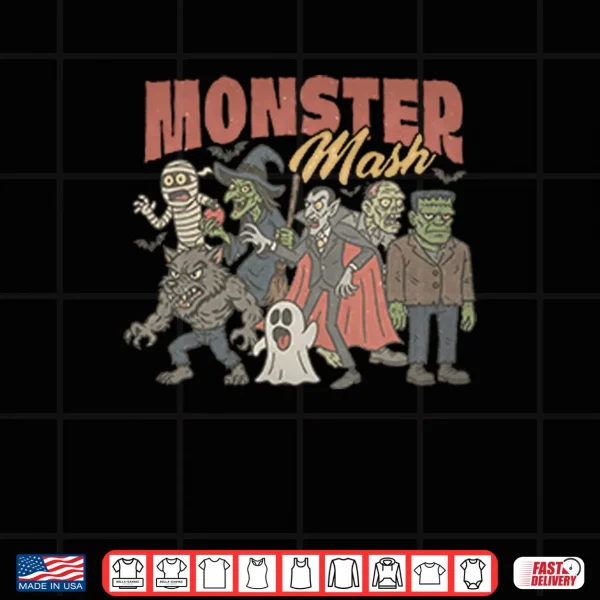Design Monster Mash Halloween Shirt