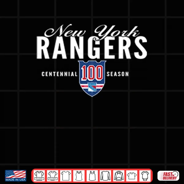 Design New York Rangers Centennial 100 Seasons Shirt