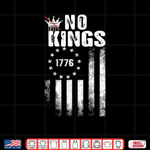 Design No Kings Patriotic Men Women Liberty Shirt