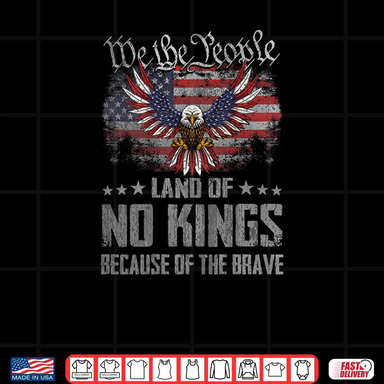 No Kings Shirt America Vintage Flag No Kings Day Shirt No Kings Shirt America Vintage Flag No Kings Day Shirt