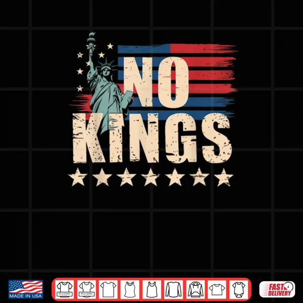 Design No Kings in America Statue of Liberty 1776 October 18 Shirt