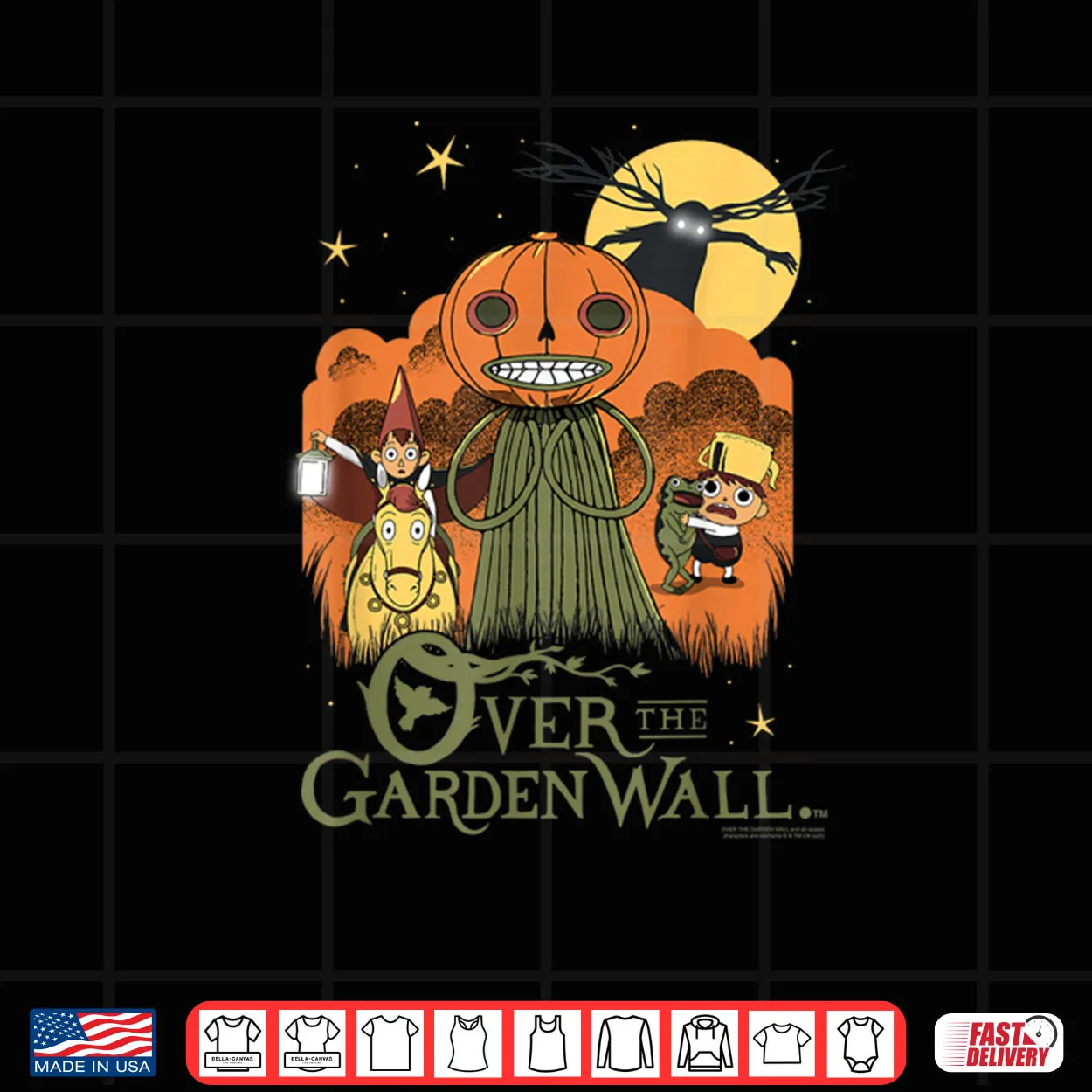 Over The Garden Wall Vintage Halloween Illustration Cartoon Shirt Over The Garden Wall Vintage Halloween Illustration Cartoon Shirt