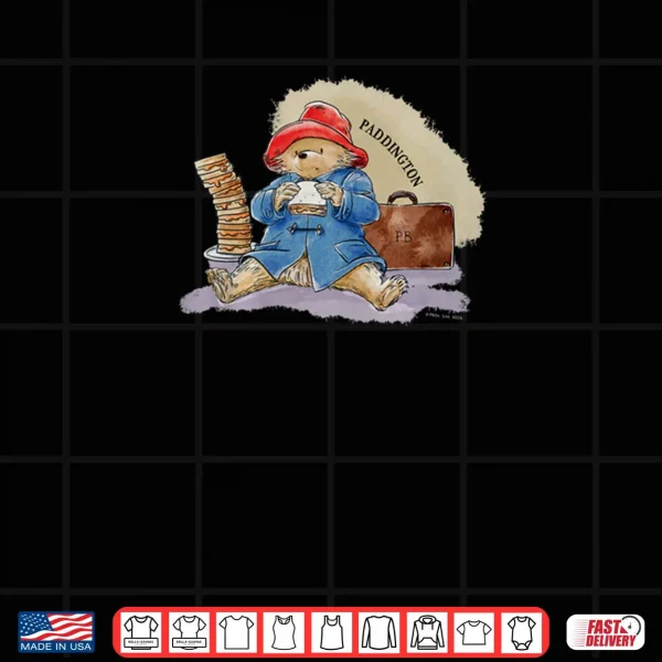 Design Paddington Bear Marmalade Sandwich Pile PB Bag Shirt