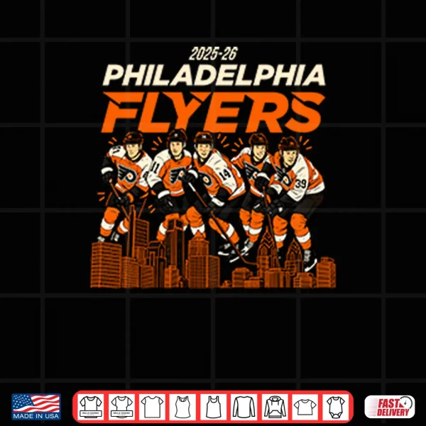 Design Philadelphia Flyers 2025 26 Shirt