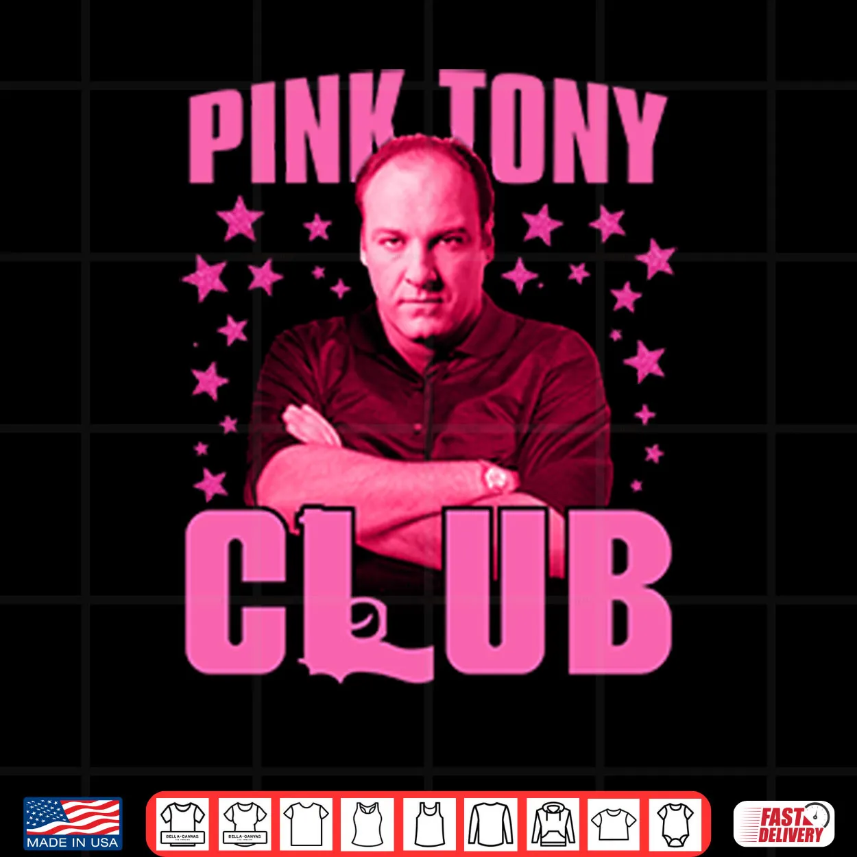 Pink Tony Club Tony Soprano Shirt Pink Tony Club Tony Soprano Shirt