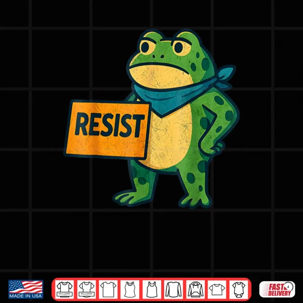 Design Portland Frog Funny Portland Frog Protest Shirt