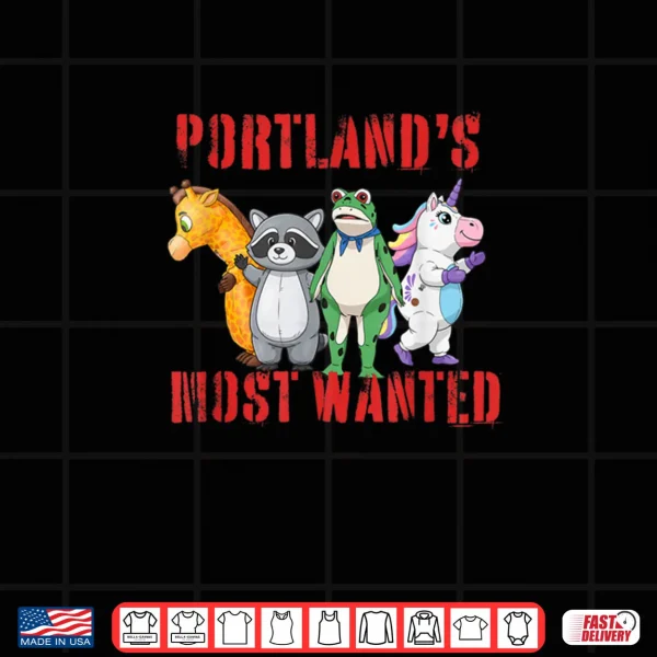 Design Portland Protest Inflatable Protester Parody Frog Shirt