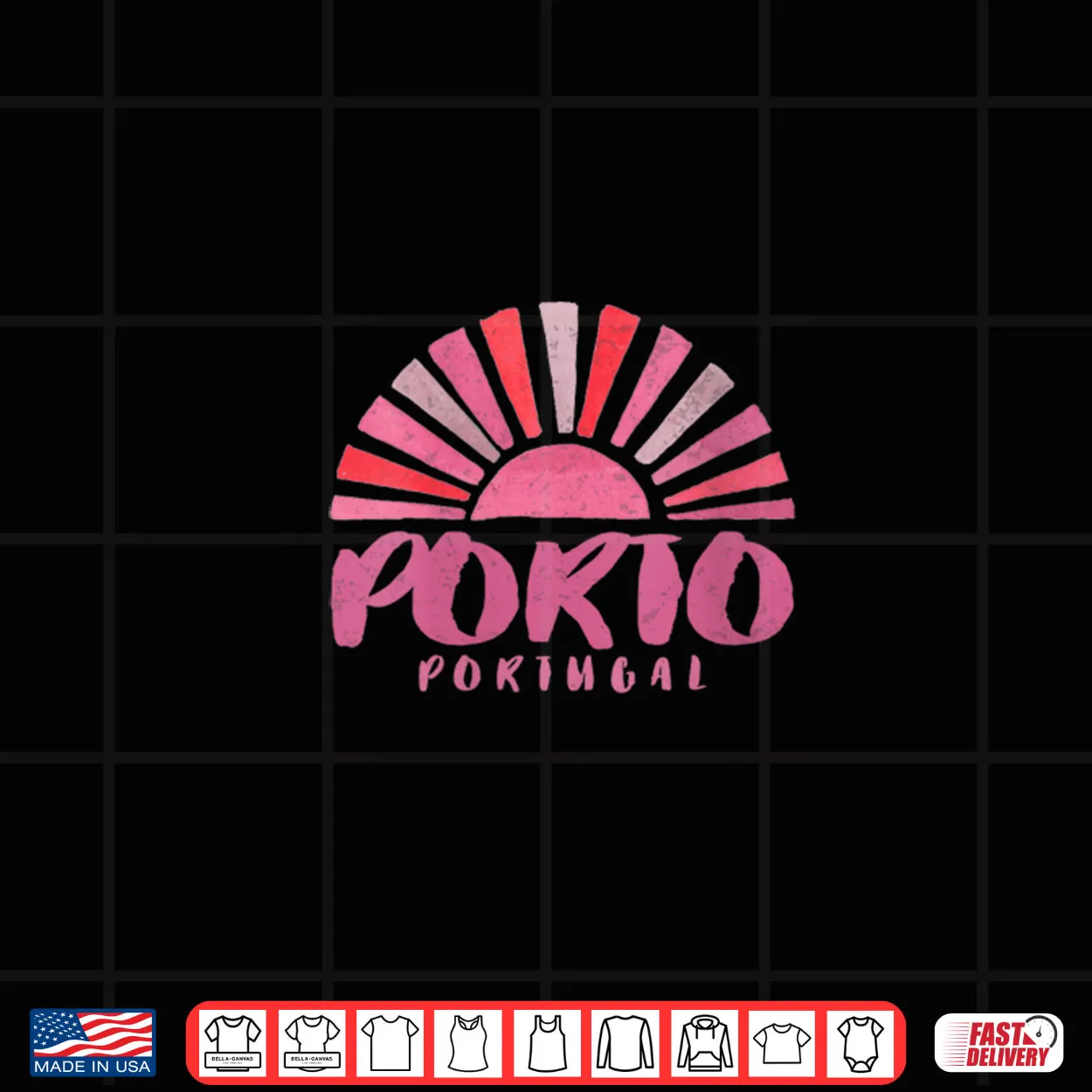 Porto Portugal Sunrise Shirt Porto Portugal Sunrise Shirt