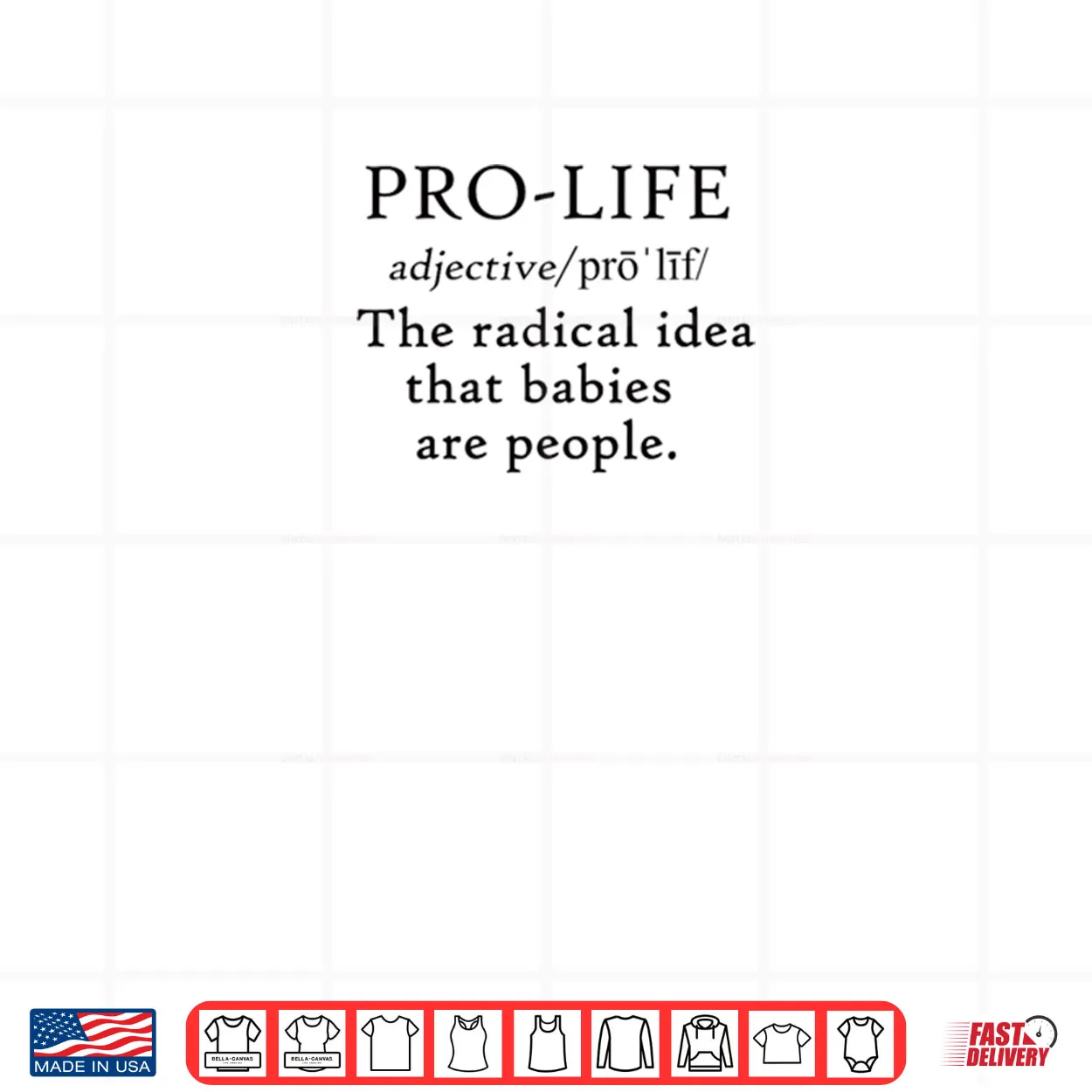 Pro Life Definition Radical Idea Babies are People Shirt Pro Life Definition Radical Idea Babies are People Shirt